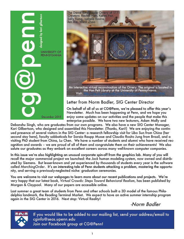 2015 newsletter