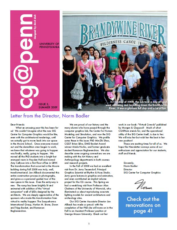 2009 newsletter